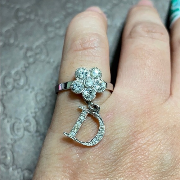 dior flower ring
